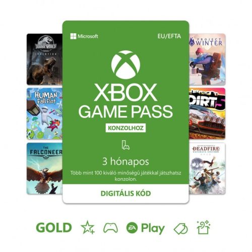 XBOX Game Pass 3 hónapos előfizetés