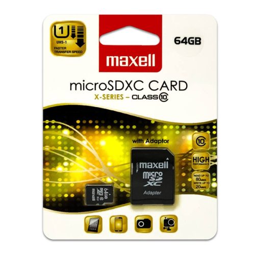 Maxell 64GB Micro Sd kártya