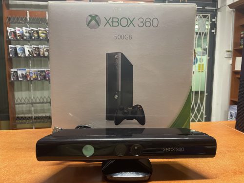 Xbox 360 Slim E (500GB) + Kinect kamera + Kinect Adventures játékprogram